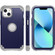iPhone 14 3 in 1 Shockproof Phone Case  - Navy Blue
