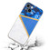 iPhone 14 Stitching Marble TPU Phone Case Max - Dark Blue