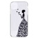 iPhone 14 Coloured Drawing Pattern Transparent TPU Protective Case Max - Butterfly Girl