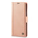 iPhone 14 LC.IMEEKE Magnetic Buckle Leather Phone Case  - Rose Gold