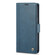 iPhone 14 LC.IMEEKE Magnetic Buckle Leather Phone Case  - Blue