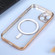 iPhone 14 MagSafe Electroplating Straight TPU Phone Case  - Gold