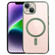 iPhone 14 MagSafe Electroplating Straight TPU Phone Case  - Dark Green
