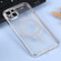 iPhone 14 MagSafe Electroplating Straight TPU Phone Case  - Silver