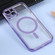 iPhone 14 MagSafe Electroplating Straight TPU Phone Case  - Purple