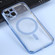 iPhone 14 MagSafe Electroplating Straight TPU Phone Case  - Blue