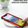 iPhone 14 3 in 1 Shockproof Phone Case  - Red