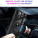 iPhone 14 Transparent TPU + Acrylic Ring Holder Phone Case  - Black