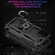 iPhone 14 Shockproof TPU + PC Ring Holder Phone Case  - Black