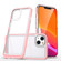 iPhone 14 Clear Acrylic + PC + TPU Shockproof Phone Case  - Pink