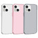 iPhone 14 Shockproof Terminator Style Transparent Protective Case  - Pink