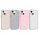 iPhone 14 Shockproof Terminator Style Glitter Powder Protective Case  - White