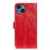 iPhone 14 Retro Crazy Horse Texture Horizontal Flip Leather Phone Case  - Red