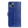 iPhone 14 Retro Crazy Horse Texture Horizontal Flip Leather Phone Case  - Blue