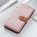 iPhone 14 European Floral Embossed Copper Buckle Horizontal Flip PU Leather Phone Case  - Pink