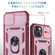 iPhone 14 Sliding Camera Cover Design TPU + PC Protective Phone Case  - Pink+Dark Red
