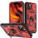 iPhone 14 Sliding Camera Cover Design TPU + PC Protective Phone Case  - Red+Black