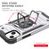 iPhone 14 Magnetic Armor TPU + PC Ring Holder Phone Case  - Silver