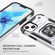 iPhone 14 Magnetic Armor TPU + PC Ring Holder Phone Case  - Silver