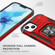 iPhone 14 Magnetic Armor TPU + PC Ring Holder Phone Case  - Red