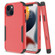 iPhone 14 Commuter Shockproof TPU + PC Phone Case  - Red+Black