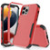 iPhone 14 Commuter Shockproof TPU + PC Phone Case  - Red+Black