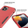 iPhone 14 Commuter Shockproof TPU + PC Phone Case  - Red+Black