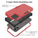 iPhone 14 Commuter Shockproof TPU + PC Phone Case  - Red+Black