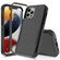 iPhone 14 Commuter Shockproof TPU + PC Phone Case  - Black