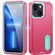 iPhone 14 3 in 1 Rugged Holder Phone Case  - Pink + Blue