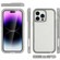 iPhone 14 Pro Max Defender Series XT MagSafe Magnetic PC + TPU Shockproof Phone Case - White+Grey