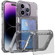 iPhone 14 Pro Max Crystal Clear Flip Card Slot Phone Case - Transparent Black