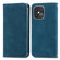 iPhone 14 Pro Max Retro Skin Feel Magnetic Flip Leather Phone Case - Blue