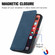 iPhone 14 Pro Max Retro Skin Feel Magnetic Flip Leather Phone Case - Blue