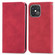 iPhone 14 Pro Max Retro Skin Feel Magnetic Flip Leather Phone Case - Red