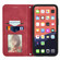 iPhone 14 Pro Max Retro Skin Feel Magnetic Flip Leather Phone Case - Red