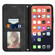 iPhone 14 Pro Max Retro Skin Feel Magnetic Flip Leather Phone Case - Black