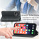 iPhone 14 Pro Max Retro Skin Feel Magnetic Flip Leather Phone Case - Black
