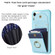 iPhone 14 Pro Max BF29 Organ Card Bag Ring Holder Phone Case - Blue