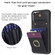 iPhone 14 Pro Max BF29 Organ Card Bag Ring Holder Phone Case - Black