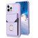 iPhone 14 Pro Max BF29 Organ Card Bag Ring Holder Phone Case - Purple