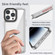 iPhone 14 Pro Max Transparent Acrylic + TPU Shockproof Phone Case - Transparent