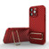 iPhone 14 Pro Max Wavy Textured Magsafe Magnetic Phone Case with Lens Film - Red