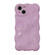 iPhone 14 Pro Max Gloss Oil Wave BubblesTPU Phone Case - Milky Purple