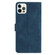 iPhone 14 Pro Max Seven Butterflies Embossed Leather Phone Case - Blue