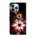 iPhone 14 Pro Max Crystal 3D Shockproof Protective Leather Phone Case - Fantastic Flower