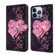 iPhone 14 Pro Max Crystal 3D Shockproof Protective Leather Phone Case - Lace Love