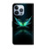 iPhone 14 Pro Max Crystal 3D Shockproof Protective Leather Phone Case - Reflection Dutterfly