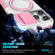 iPhone 14 Pro Max Sliding Camshield Magsafe Holder TPU Hybrid PC Phone Case - Pink White