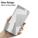 iPhone 14 Pro Max Imitated Mirror Surface Leather Phone Case - Silver